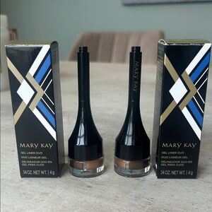 (2) Mary Kay Gel Liner Duo - Dramatic Gold and Brown - New In Box